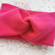 Load image into Gallery viewer, New Autumn Winter Baby Hat Soft Elastic Cotton Newborn Baby Girl Hat Kids Cap Bow In Modern Turban Design