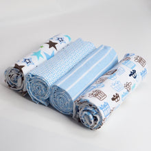 Load image into Gallery viewer, Baby Blanket Set 100% Cotton Flannel Baby Swaddles Soft Newborns Blankets Baby Blankets Baby Swaddle Wrap