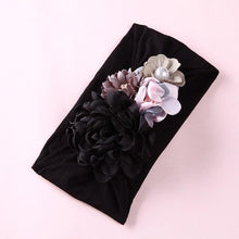 Load image into Gallery viewer, Handmade Flower Baby Headbands For Newborn Girls Nylon Elastic Hair Bands Headwear For Baby Girls