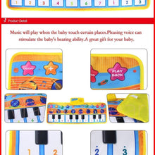 Load image into Gallery viewer, Music Piano Play Mat Multi-function with Instrument Sound Demo Songs Cloth Musical Carpet Educational Toys For Kids