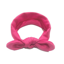 Load image into Gallery viewer, Baby Solid Bowknot Hairband Cute Soft Head Elastic Headband Princess Cute Headband Headwear Hair Accessories For Girls