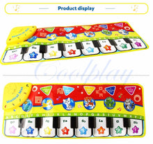 Load image into Gallery viewer, Musical Mat With Animal Voice Baby Piano Playing Carpet Music Game Instrument Toys Early Educational Toys For Kids