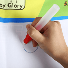 Load image into Gallery viewer, 1-6 Years Children Kids Baby Drawing Educational Water Mat Drawing Painting Toddler Board/ Charpet With Magic Water Pen Gift 45.5 X 29cm (White)