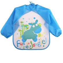 Load image into Gallery viewer, Modern Luxury NEW Baby Cute Cartoon Waterproof Long Sleeve Apron Baby Feeding Bib for Children Baby and Kids