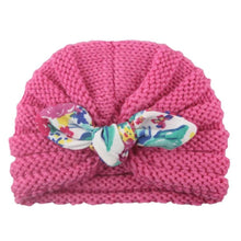 Load image into Gallery viewer, New Handmade Cotton Girl Hat Autumn Winter Baby Boy Girl Hat Colorful Bow Elastic Cute Baby Turban In Elegant Design