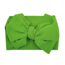 Load image into Gallery viewer, Baby Girls Headband Toddler Big Bow Hairband Cute Solid Stretch Turban For Baby Girls