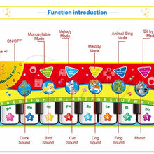 Load image into Gallery viewer, Musical Mat With Animal Voice Baby Piano Playing Carpet Music Game Instrument Toys Early Educational Toys For Kids