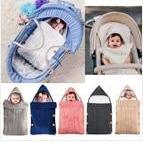Load image into Gallery viewer, Newborn Infant Baby Knit sleep bag Stroller envelope Blanket Winter Warm Swaddle Wrap Sleeping Bags