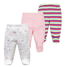Load image into Gallery viewer, 3PCS Baby Pants 100% Cotton Baby Girls and Boys Clothes Unisex Casual Bottom PP Pants Newborn Baby Clothing For Children