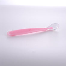 Load image into Gallery viewer, New Candy Color Baby Soft Silicone Spoons Feeding Dishes Tableware Flatware Children Food Feeding Tools