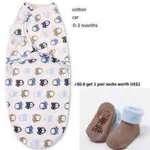 Load image into Gallery viewer, 100% Cotton Baby Swaddle Wrap Blanket Newborn Infants Baby Envelop Sleep Bag Sleepsacks For Girls