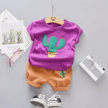 Load image into Gallery viewer, Fashion Infant Clothing Set for Boys and Girls Cute Summer Casual Clothes Set Top+Shorts Kids Clothes Summer Edition T shirt and Pants Set