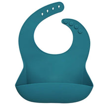 Load image into Gallery viewer, Newborns Solid Silicone Baby Feeding Bibs Burp Cloths Fashionable Breastplate Baby Stuff For Kids