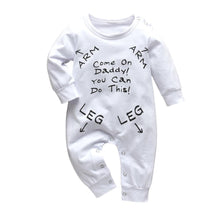 Load image into Gallery viewer, Newborn Baby Rompers Pajama Cotton Cute Letter I Love Daddy and Mummy Long Sleeve rompers Clothes For Baby Kids