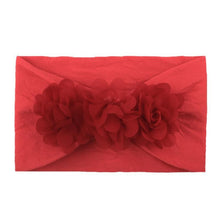 Load image into Gallery viewer, Handamde New Colorful Chiffon Flower Headband for Newborn Baby Toddler Ribbon Elastic Baby Headdress Kids Hair Band Girl Bow Knot Styling