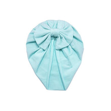 Load image into Gallery viewer, Luxury Modern Baby Headband Hat Bowknot Print Cotton Stretchy Turban Headband Infant Head Wrap Beanie Hat For Babies and Kids