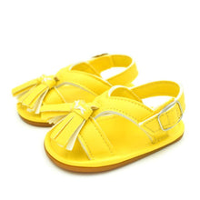 Load image into Gallery viewer, Baby Summer Newborn 0-18M Infant Baby Girls Boys Shoes Solid Non-slip Party Bow PU Leather Breathable Toddler Shoes