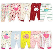 Load image into Gallery viewer, Newborn Baby Pants Cartoon Print Baby Girl Clothes Spring Autumn Toddler Boy Trousers