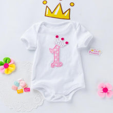 Load image into Gallery viewer, Baby Girls Cotton Rompers 1st Birthday Party Costumes Newborn Cotton Jumpsuit Infant For Girls