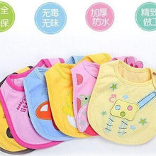 Load image into Gallery viewer, Unisex 3 PC Mixed Breathable Cotton Baby Bibs Waterproof Infant Bibs High Quality Stylish Design For Baby