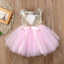 Load image into Gallery viewer, Fancy Wedding Dress Sleeveless Sequins Party Dress For Baby Girl Summer Dresses In Luxury New Elegant Design