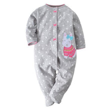 Load image into Gallery viewer, Home Love Romper Fleece Jumpsuit For Newborn Baby Boys And Baby Girl New Born Baby Clothes