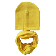 Load image into Gallery viewer, Modern New Trend Baby Hat Scarf Star Prints Cotton Children Boys Girl Cap Beanie Neck Collar Scarf Autumn Winter Warm Kids Hats For Kids