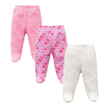 Load image into Gallery viewer, 3PCS Baby Pants 100% Cotton Baby Girls and Boys Clothes Unisex Casual Bottom PP Pants Newborn Baby Clothing For Children