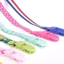 Load image into Gallery viewer, Children Pacifier Holder Clips Soother Holder Pacifier Clip Pacifier Chain Clip Nipple Holder For Baby Kids Pacifier