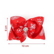 Load image into Gallery viewer, Christmas Baby Girl Headband Hair Accessories Cloth Tie Newborn Headwear Ribbon Bow For Girls
