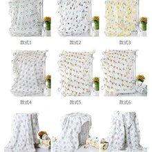 Load image into Gallery viewer, Muslin 100% Cotton Baby Swaddles Soft Newborn Blankets Bath Gauze Infant Wrap Sleep sack Stroller .