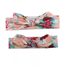 Load image into Gallery viewer, Mother & Baby Headbands Print Floral Elastic Hair Bands Parent-Child Hair Accessories Bow For Baby Girls Bow in Modern Design