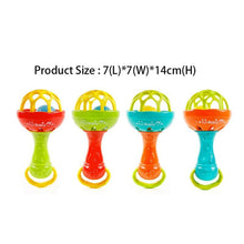 Load image into Gallery viewer, Baby Rattles toy Intelligence Grasping Gums Plastic Hand Bell Rattle Funny Educational Mobiles Toys For Baby and Kids