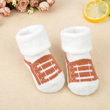 Load image into Gallery viewer, 1 Pair Newborn Cotton Striped Warm Slippers Socks For Baby Girls And Boys Very Comfortable And Soft Material