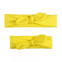 Load image into Gallery viewer, Mother & Baby Headbands Print Floral Elastic Hair Bands Parent-Child Hair Accessories Bow For Baby Girls Bow in Modern Design