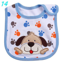 Load image into Gallery viewer, Cartoon Cotton Baby Bib Infant Saliva Towels Baby Waterproof Bibs Newborn Wear Babies Accessories