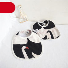 Load image into Gallery viewer, Two sides 100% Cotton Gauze Baby Bibs 6 Layers All Seasons Infant Unisex Clothing Accessories Bibs For Baby and Kids
