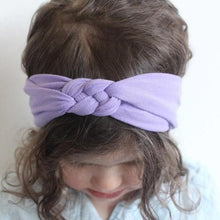 Load image into Gallery viewer, Modern Luxury Handmade Hair Band Headband Bow Hairbands Knot Kids Turban For Girls
