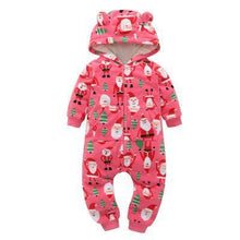 Load image into Gallery viewer, Modern Colorful Interesting Newborn Baby Unisex Warm Clothing Long Sleeved Cotton Romper For Kids