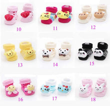 Load image into Gallery viewer, Cotton Baby Socks Rubber Anti Slip Boy Girl Floor Kids Toddlers Autumn Spring Cartoon Infant Newborn Sock