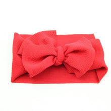 Load image into Gallery viewer, Adjustable Big Bow Headwrap Top Knot Headbands Over Sized Bow Hair Turban for Newborn Girl