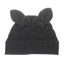 Load image into Gallery viewer, Baby Girl Hat Rabbit Ear Hat For Girls Cotton Bow Knot Children's Cap Toddler Kids Hats Cartoon Hats
