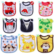 Load image into Gallery viewer, Cartoon Cotton Baby Bib Infant Saliva Towels Baby Waterproof Bibs Newborn Wear Babies Accessories