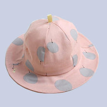 Load image into Gallery viewer, Baby Sun Hat Heart Print Baby Boy/Girl Hat Outdoor Kids Bucket Hat Children Hat Baby Beach Caps Beanie For Girls
