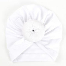 Load image into Gallery viewer, Newborn Toddler Baby Girl Turban Cotton Beanie Hat Warm Soft Cap Solid Knot Soft Wrap In Modern Style