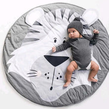 Load image into Gallery viewer, Luxury Mdoern Cartoon Animals Baby Play Mat Foldable Kids Crawling Pad Round Carpet Rug Toys Cotton Children Room Decor Photo Props Carpet For Kids