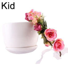 Load image into Gallery viewer, Luxury Modern Matching Flower Headband Lovely Newborn Headband Flower Crown Wreath for Mother and Kids