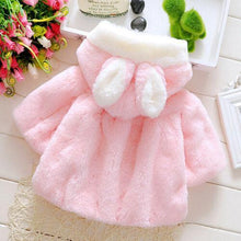Load image into Gallery viewer, Newborn Baby Girls Fur Winter Warm Coat Cloak Jacket For Girls In With Cozy and Warm Material