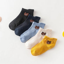 Load image into Gallery viewer, 5 Pairs Kids Socks Striped Sock for Children Fashion Sports Elastic Socks Spring Autumn Summer Breathable Soft Socks For Kids