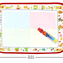 Load image into Gallery viewer, Baby Kids Drawing Water CDarpet with Magic Pen Doodle Painting Picture Water Drawing Play Mat in Drawing Toys Board Gift